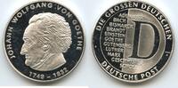 Deutschland Bundesrepublik Silbermedaille M#3339 - Johann Wolfgang von Goethe 1749-1832 - Die grossen Deutschen -