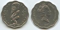 Cook Inseln 1 Dollar 1987 G12639 - Tangaroa Queen Elizabeth II. Cook Islands EF