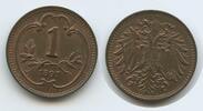Österreich Kaiserreich 1 Heller G3951 - Austria Franz Joseph I. 1848-1916 -