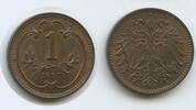 Österreich Kaiserreich 1 Heller G3966 - Franz Joseph I. 1848-1916 Austria -