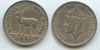Mauritius 1/2 Rupee G1022 - Hirsch King George VI. -
