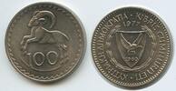 Zypern 100 Mils G3185 - Mouflon Cypriot ram Jumping Cyprus -