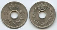 Fidschi One Penny (1 Penny) G7513 - Queen Elisabeth II. 1952-2022 Fiji -