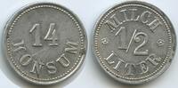 Österreich Steiermark Milchmarke 1/2 Liter Milch Wertmarke M#5761 - Eisenerz - 14 Konsum - Austria Milktoken -
