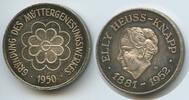 Deutschland Bundesrepublik Silbermedaille M#5762 - Elly Heuss-Knapp 1881-1952 - Gründung des Muttergenesungswerkes 1950 -