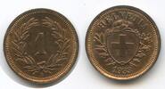 Schweiz Eidgenossenschaft 1 Rappen G16494 - Helvetia Switzerland Suisse -