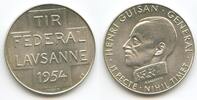 Schweiz Eidgenossenschaft Lausanne Silbermedaille M#5706 - Tir Federal Lausanne General Guisan -