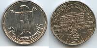 Deutschland Bundesrepublik Bayern Silbermedaille nd. M#5175 - Schloss Nymphenburg - Münchner Kindl Unzirkuiert leichte Patina