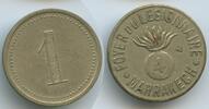 Marokko 1 Franc Token coinage Jeton Notgeld GX1557 - Marrakech Foyer Du Legionnaire 4e Régiment Morroco -