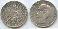 Deutsches Reich Kaiserreich Bayern 3 Mark Silber 1909 D München S0426 - Ludwig III. 1913-1918 Bavaria Munich Germany Empire VF-EF