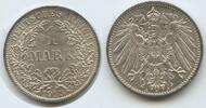 Deutsches Reich Kaiserreich 1 Mark Silber G10244 - Wilhelm II. Germany Empire -