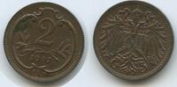 Österreich Kaiserreich 2 Heller G4096 - Franz Joseph I. 1848-1916 Austria -