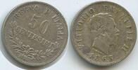 Italien 50 Centesimi Silber M#6306 - Victor Emmanuel II. 1861-1878 Italy Italia -