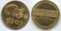 Österreich Glücksbringer Glücksmünze Neujahrsmünze L2271 - Euro Plaza (Wien Meidling) Glücksschweinchen, Glücksferkel -