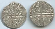 Frankreich Hainaut Valenciennes 2 Groats Silber (Gros Vaillant) H0394 - William III. the foolish of Bavaria 1356-1389 France -