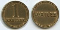 Italien Wertmarke 1 Kreuzer Jeton Token G15800 - Watles - Vinschgau Südtirol -