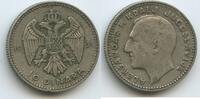 Jugoslawien Königreich 10 Dinara Silber M#5931 - Alexander I. 1921-1934 Kingdom of Yugoslavia -