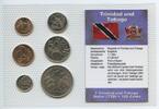 Trinidad & Tobago 1 Cent - 1 Dollar KMS GN692n - Kursmünzensatz Coin Mint Set -