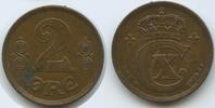 Dänemark 2 Öre (2 Øre) G7218 - Christian X. 1912-1947 Denmark -
