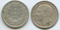 Serbien Königreich 1 Dinar Silber M#3025 - Milan Obrenovich IV. 1868-1889 Kingdome Serbia -