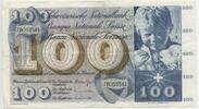 Schweiz Eidgenossenschaft 100 Franken (100 Francs) GB221 - Schweizerische Nationalbank - Swiss National Bank Switzerland -
