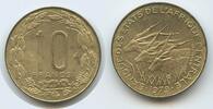 Zentralafrikanische Staaten 10 Francs CFA K77 - Antilopen - Bank of Central African States -