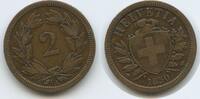 Schweiz Eidgenossenschaft 2 Rappen G15074 - Federal State Switzerland Suisse Confoederation Helvetia -