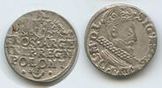 Polen - Litauen 3 Gröscher (Trojak, 3 Grosze) H1366 - Sigismund III. 1587-1632 Poland Polish–Lithuanian Commonwealth -