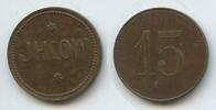 Deutsches Reich Brandenburg Wertmarke 15 Pfennig Jeton Token G4992 - Ihlow (Fläming) -