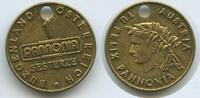 Österreich Burgenland Wertmarke Medaille 1 Pannonia Sesterze nd. G4966 - Austria Tu Felix Pannonia EF, original Loch