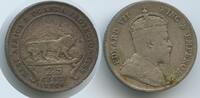 Britisch Ostafrika & Uganda - East Africa British 25 Cents Silber G11863 - RAR King Edward VII. 1906-1910 - Löwe - Uganda, Tansania, Kenia -
