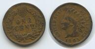 Vereinigten Staaten von Amerika USA 1 Cent (One Cent) G16090 - Indian Head United States -