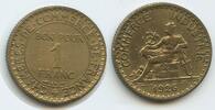 Frankreich 1 Franc Mercury G9141 - Chambres de Commerce de France - Commerce Industrie -