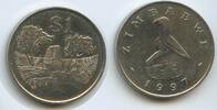 Simbabwe 1 Dollar G11870 - National Monument Zimbabwe -