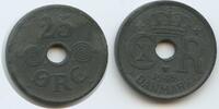 Dänemark 25 Öre (25 Øre) G2489 - Christian X. 1912-1947 Denmark German Occupation -