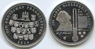 Deutschland Bundesrepublik Medaille GY660 - 200 Jahre Fahrenheit-Skala - Die deutschen Prägestätten -