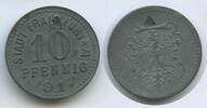 Deutsches Reich Hessen-Nassau 10 Pfennig Notgeld G7006 - Stadt Frankfurt am Main -
