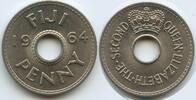 Fidschi One Penny (1 Penny) G7517 - Queen Elisabeth II. Fiji -