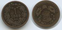 Ungarn Kaiserreich 1 Krajczar G14694 - Franz Joseph I. 1848-1916 Austria Hungary -
