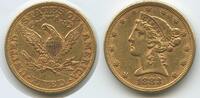 Vereinigten Staaten von Amerika USA 5 Dollars Gold Coronet Head M#5465 - RARES JAHR United States -