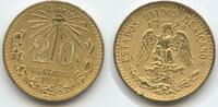Mexiko 20 Centavos Silber G7990 - Adler & Schlange United Mexican States - Mexican Republic -