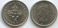 Mauritius ¼ Rupee G11492 - Queen Elisabeth II. -