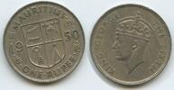 Mauritius One Rupee (1 Rupee) G11496 - King George VI. -