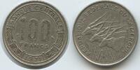 Kamerun 100 Francs CFA G1070 - Springböcke Cameroon Giant Elands -