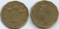 Großbritannien Great Britain United Kingdom Three Pence (3 Pence) G2192 - King George VI. 1936-1952 -