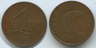 Österreich 100 Kronen (1 Groschen) G4066 - 1.Republik 1918-1938 RAR -