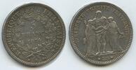 Frankreich 5 Francs Silber GS413 - Hercules group France -