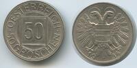 Österreich 50 Groschen (Nachtschilling) G8071 - RAR Österreich 1. Republik 1918-1938 -