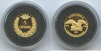 Andorra 5 Diners Gold (1/20 Unze) M#5559 - Golden Eagle - Gold Bullion - Joan Martí i Alanis -