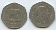 Tansania 20 Shilingi Ishirini G1285 - Elephant - Ali Hassan Mwinyi - Tanzania -
